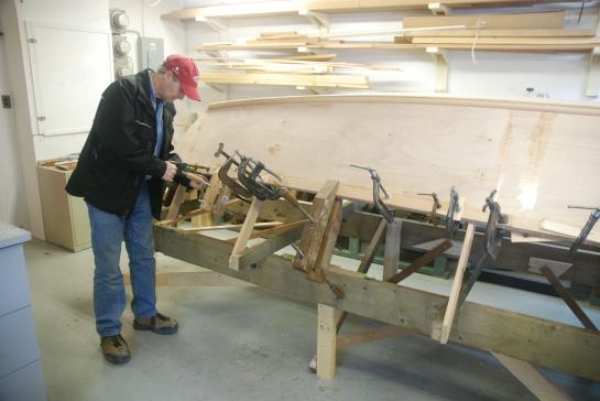 Brian Clamping Gunwale