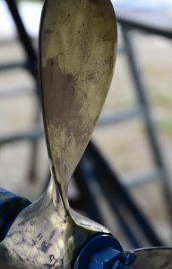 Rainbird's propeller shows signs of dezincification.