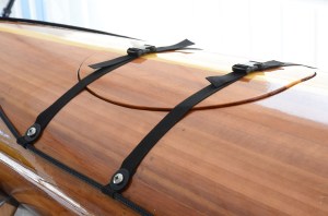 These two fittings secure the deck line and the hatches.